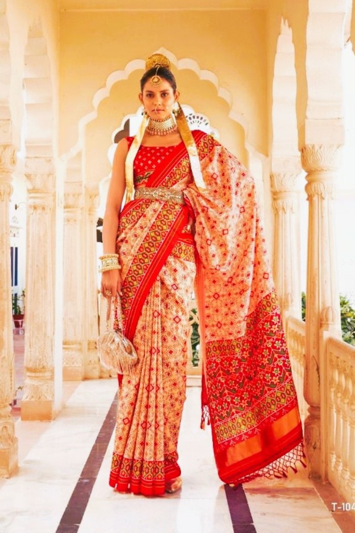 tussar silk saree