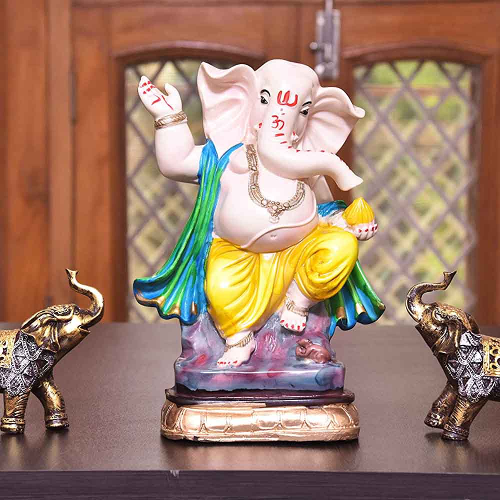 Lord Ganesha Idol with Two Elephants Online | Call 8884243583 | Lord ...