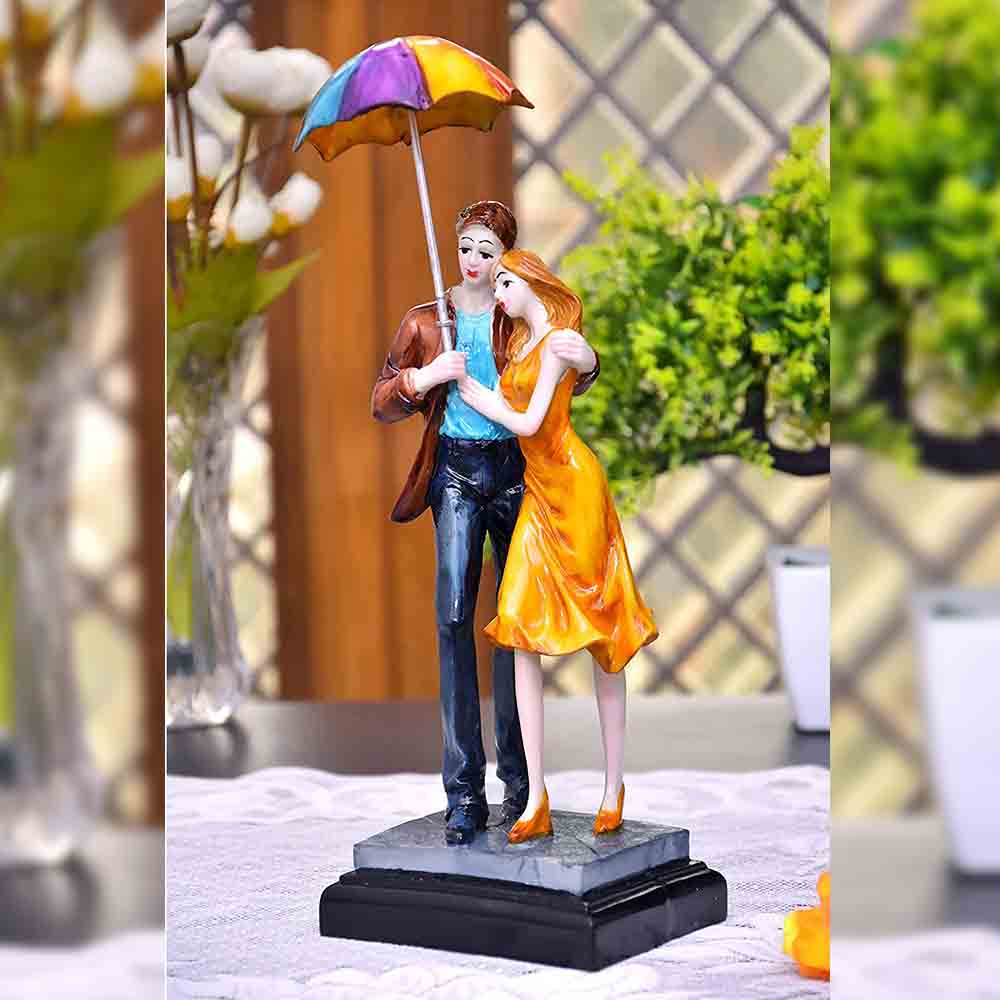 Buy Elegant Lifestyle Love Couple Statue with Music  Light for Home Decor  GirlfriendBoyfriend Gift Decorative Showpiece  18 cm Polyresin Blue  Online at Best Prices in India  JioMart