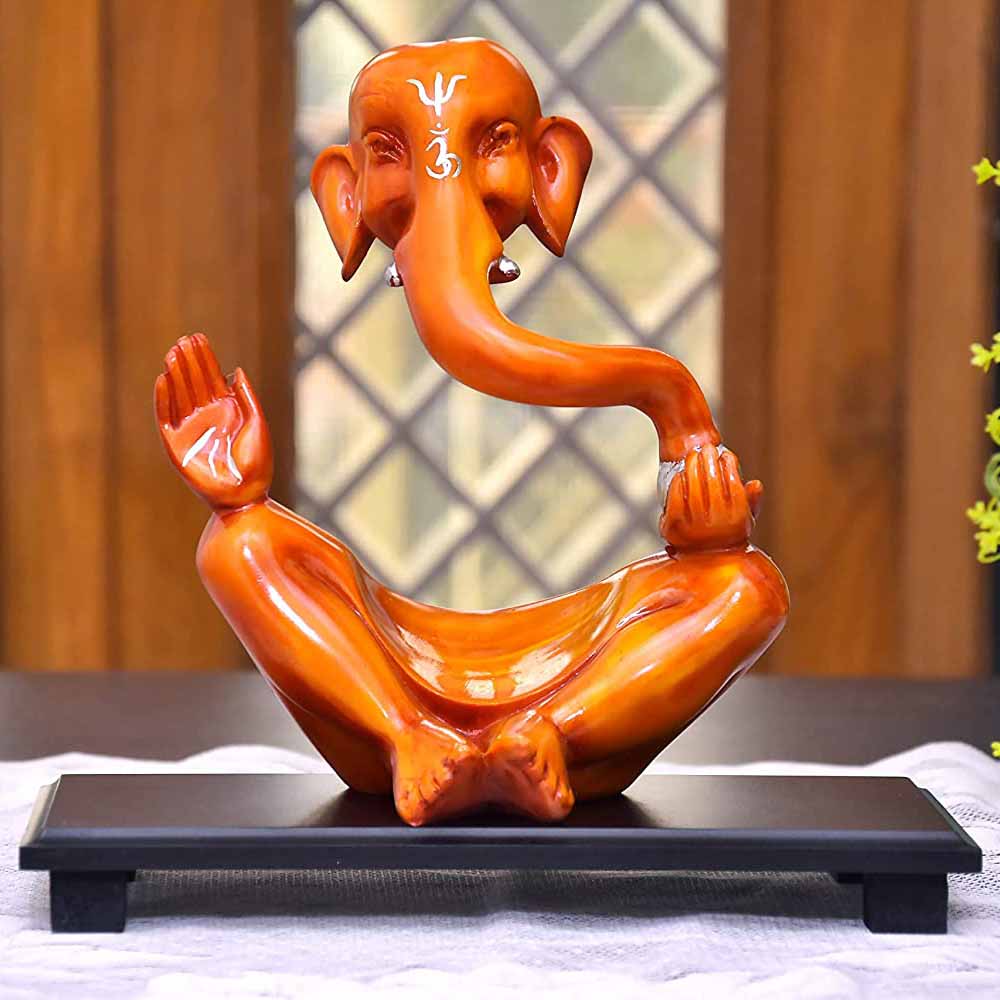 Modern Design Ganesha Statue Showpiece on Tray Online, Modern ...
