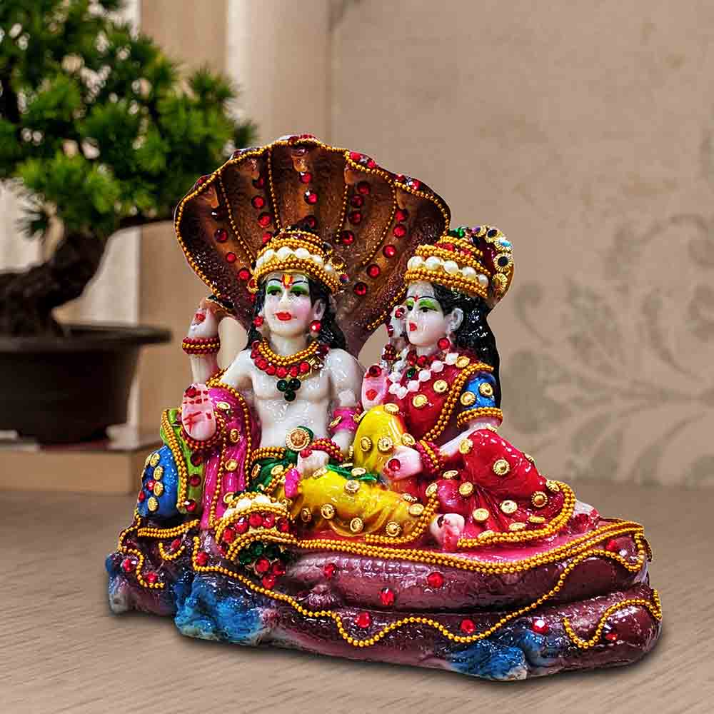 Buy Lord Vishnu Lakshmi Idol Online | Call 8884243583 | Lord ...