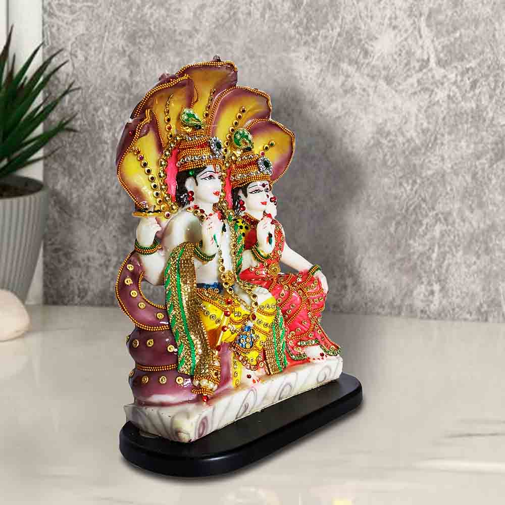 Buy Lord Vishnu Lakshmi Statue Online | Call 8884243583 | Lord ...