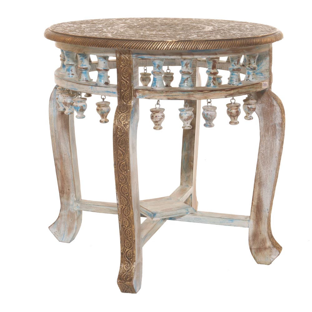 ANTIQUE WELLS ROUND SIDE TABLE