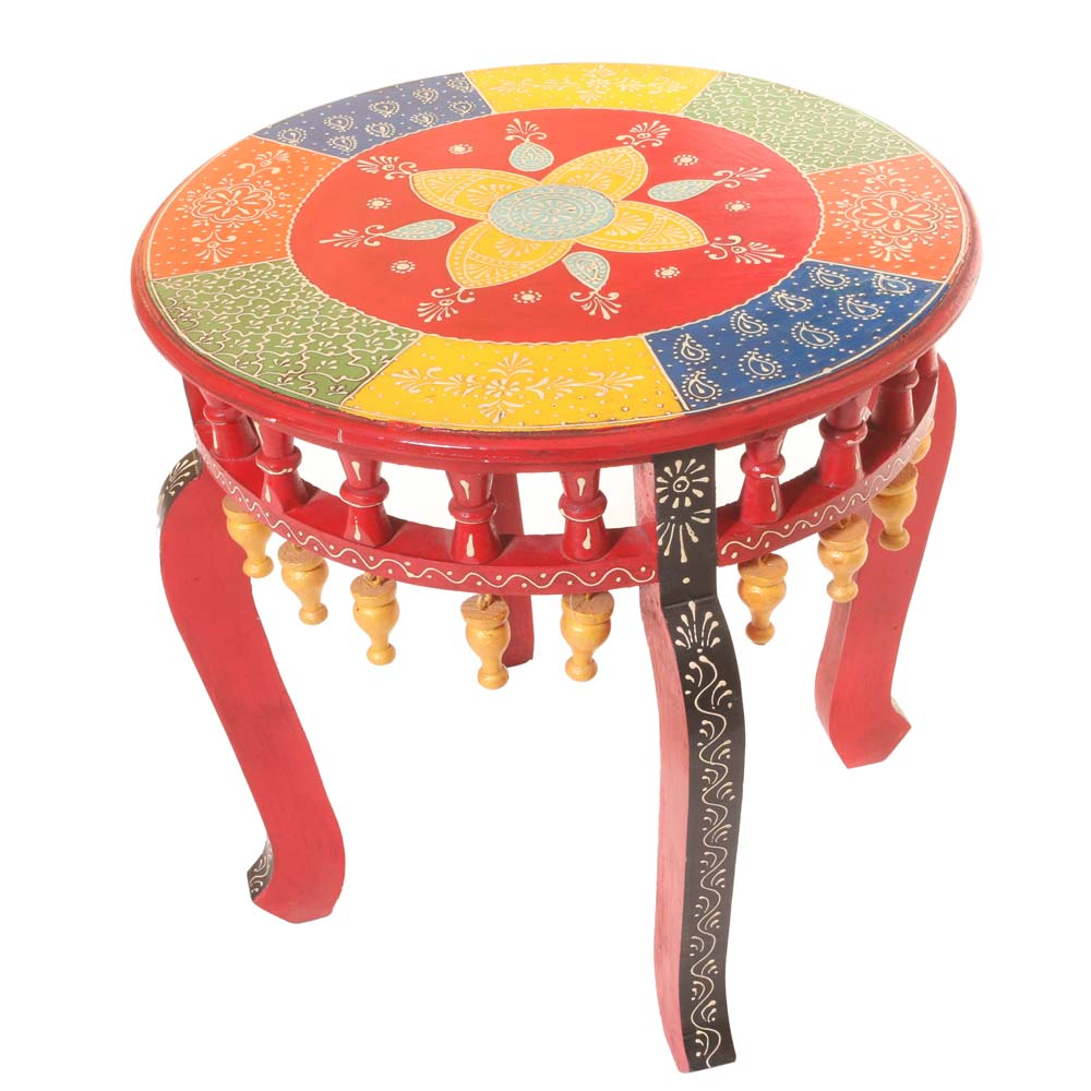 WOOD BELL COLORFUL STOOL