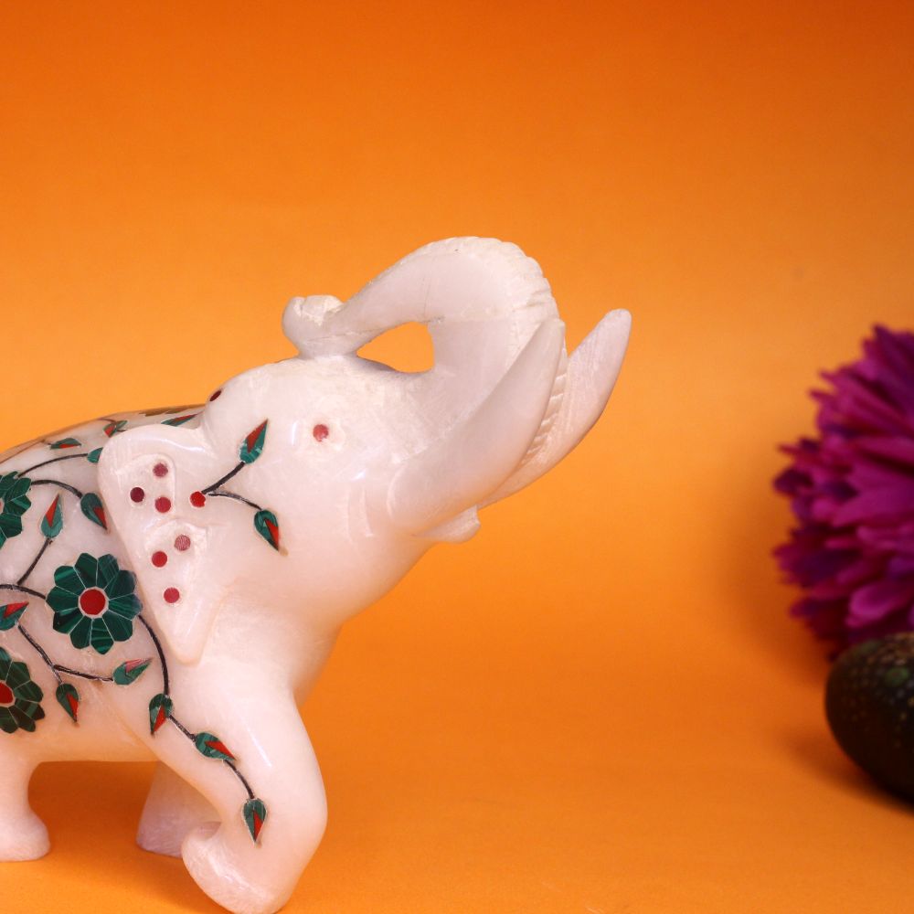 Marble Elephant 5''