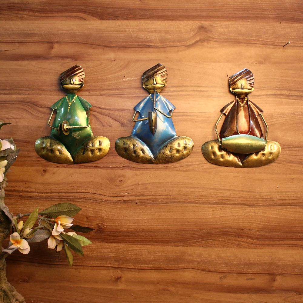 Wall Musical Man Set Of 3