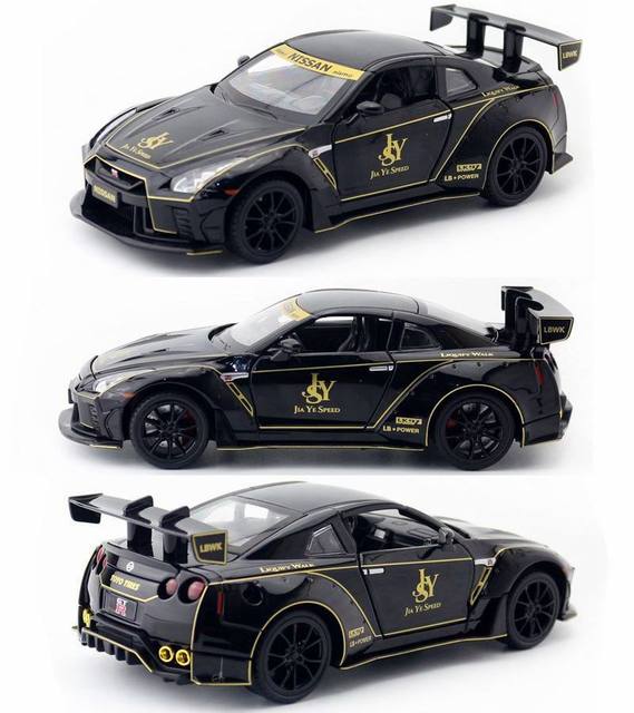 124 Scale Diecast Toy Vehicle Model Nissan GTR